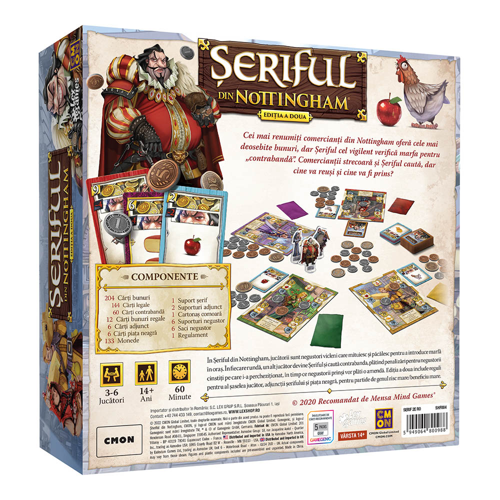 Joc - Seriful din Nottingham | Ludicus Games - 2