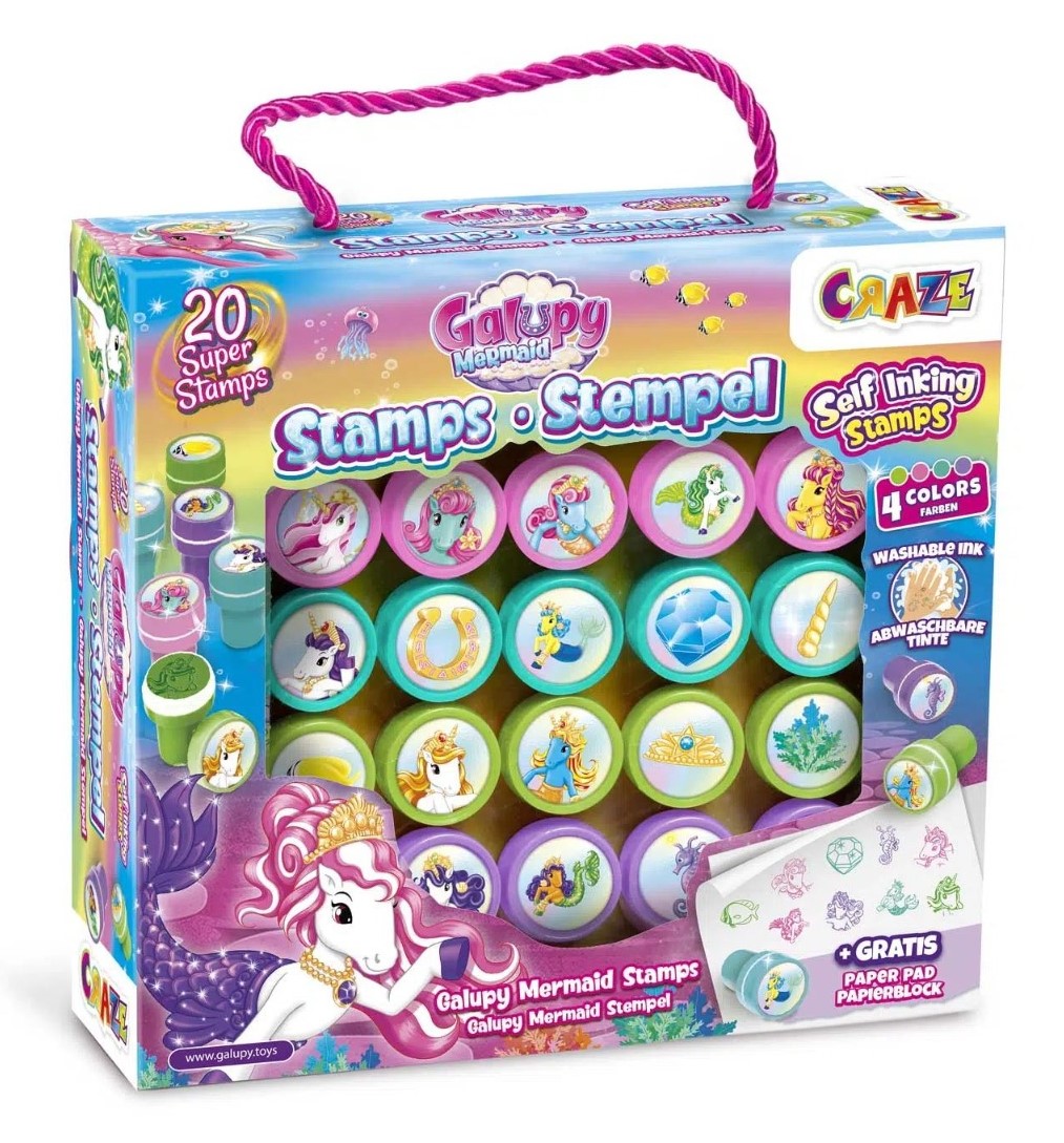 Set 20 stampile - Galupy - Sirena | Craze - 2 | YEO