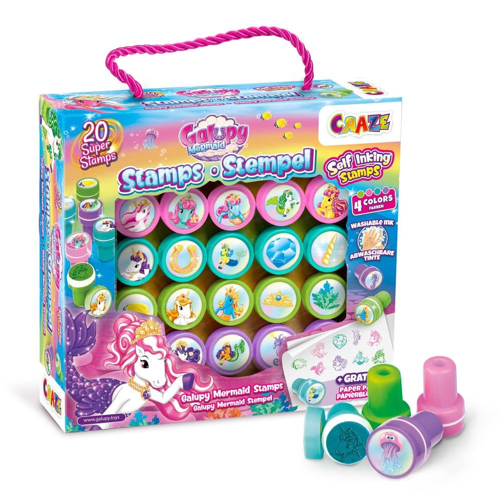 Set 20 stampile - Galupy - Sirena | Craze