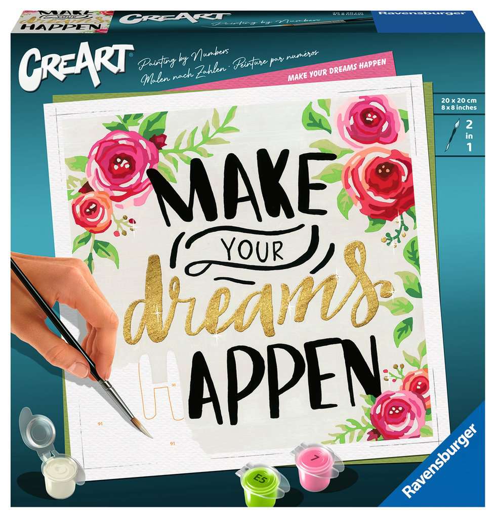 Set pictura pe numere - Creart - Make Your Dreams Happen | Ravensburger