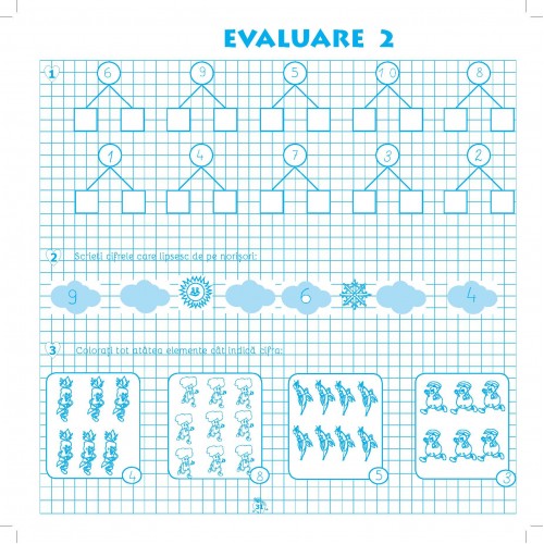 Matematica. Scriem cifre si socotim | - 2 | YEO
