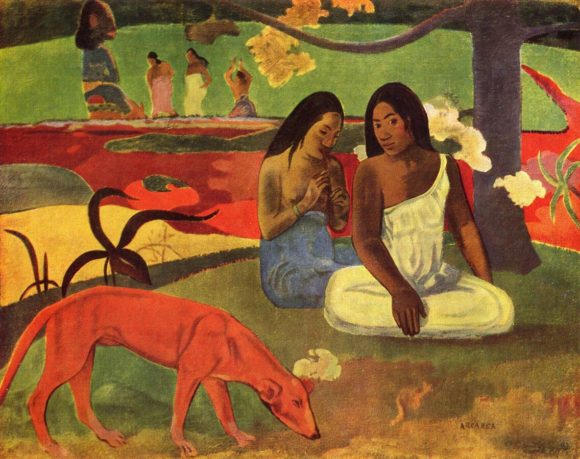 Felicitare Eugene Henri Paul Gauguin - Arearea Aka Joyousness | Art