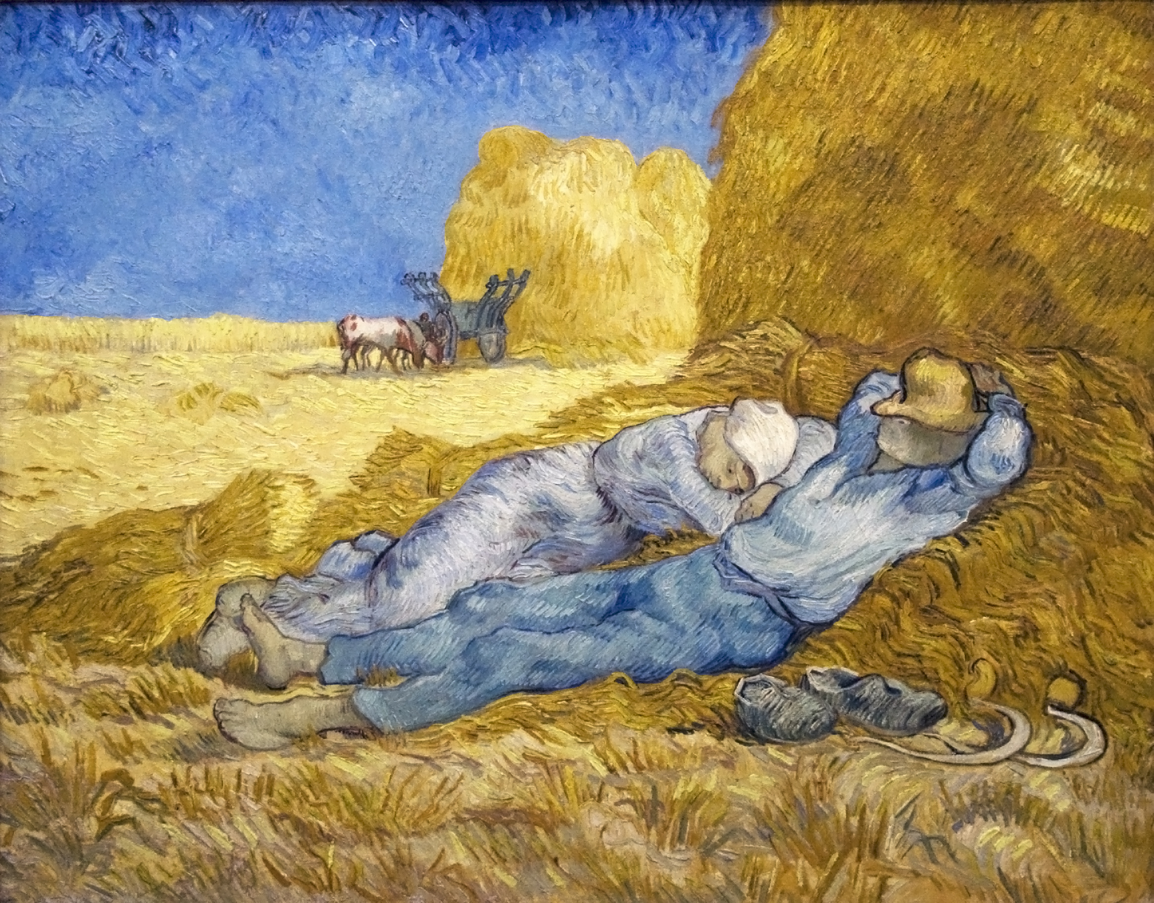 Felicitare Vincent Willem Van Gogh - Rest from Work (after Millet) | Art