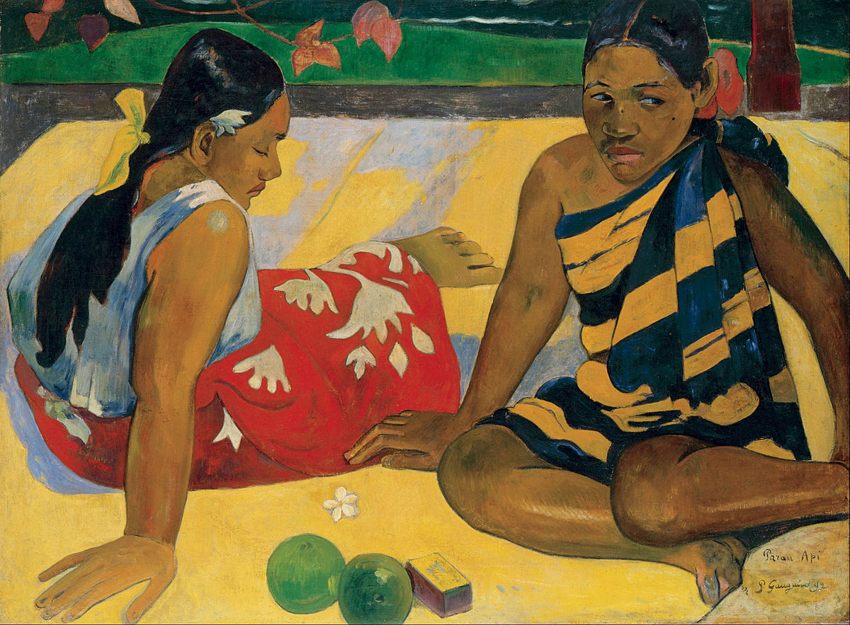 Felicitare Eugene Henri Paul Gauguin - Parau Api Aka What News | Art