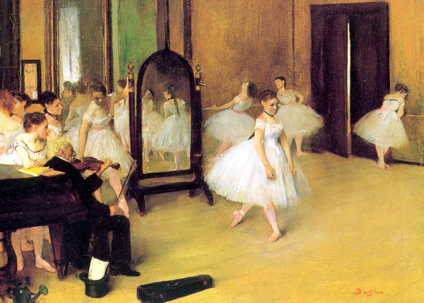 Felicitare Edgar Degas - The Dance Class | Art