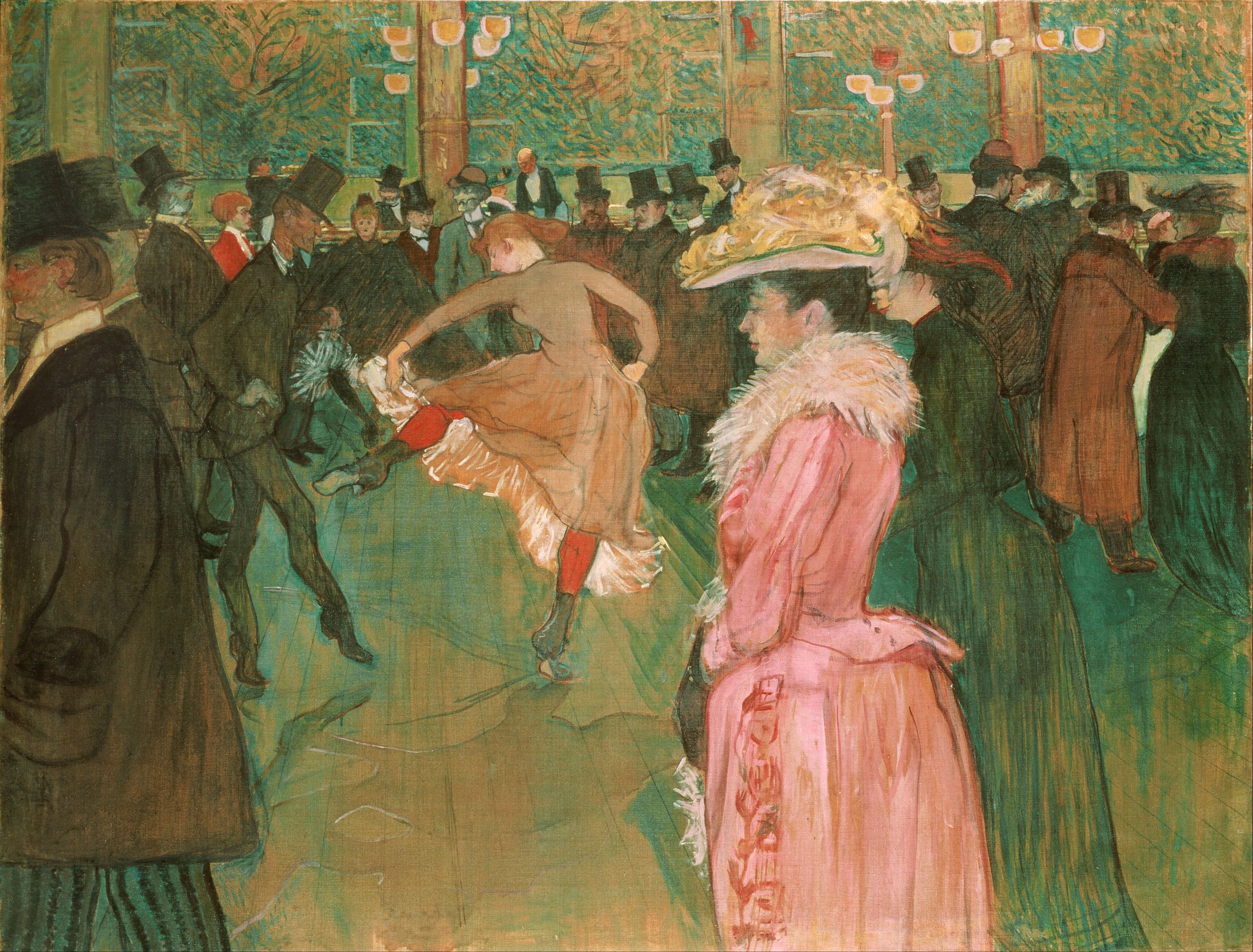Felicitare Henri de Toulouse-Lautrec - Dance Art the Moulin Rouge | Art