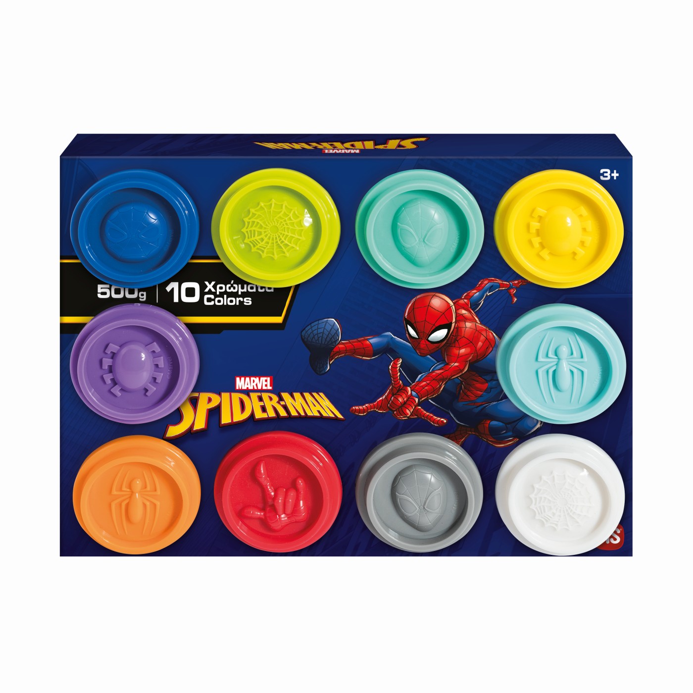 SET 10 BORCANASE DE PLASTILINA SPIDERMAN IN AMBALAJ DE CARTON | As - 2 | YEO