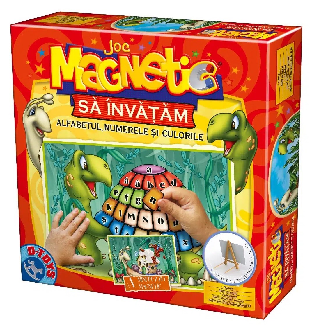 Puzzle educativ - Sa invatam alfabetul, numerele si culorile | D-Toys - 2