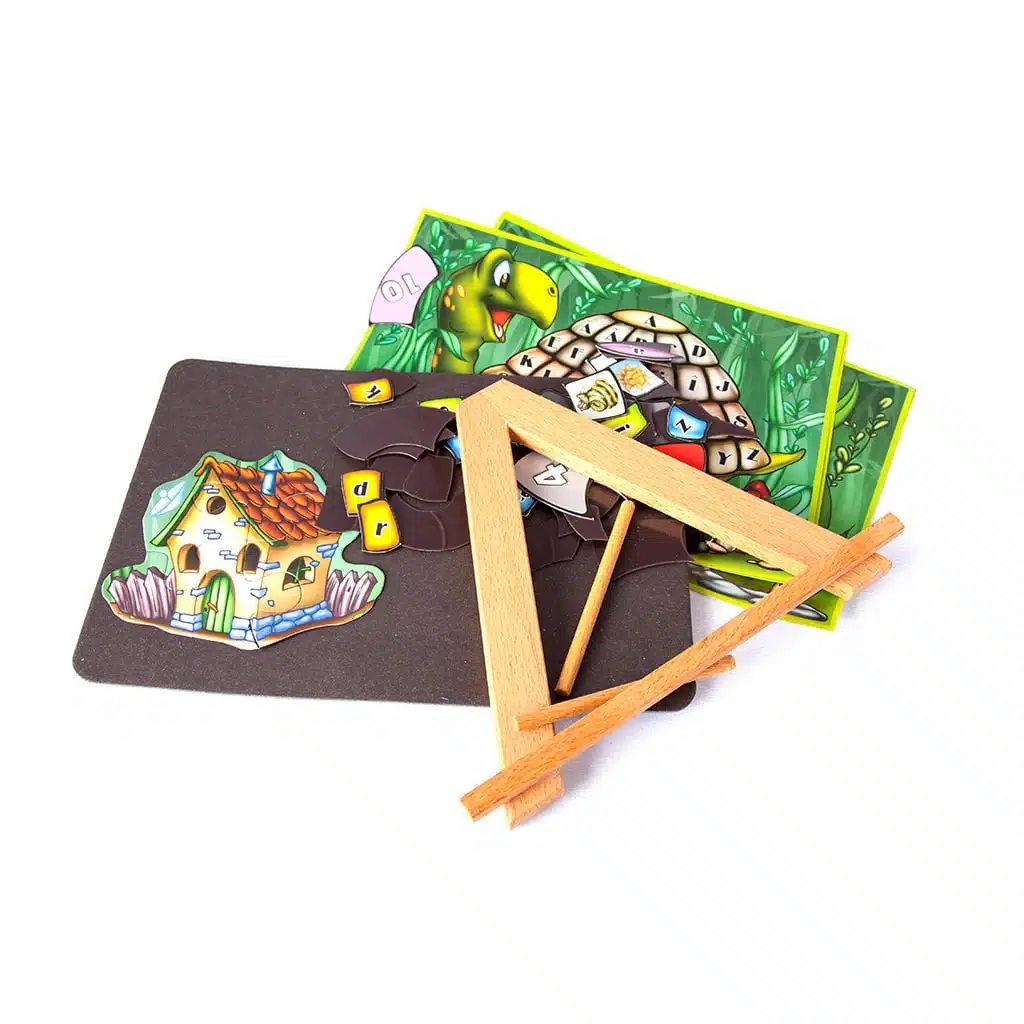 Puzzle educativ - Sa invatam alfabetul, numerele si culorile | D-Toys - 1