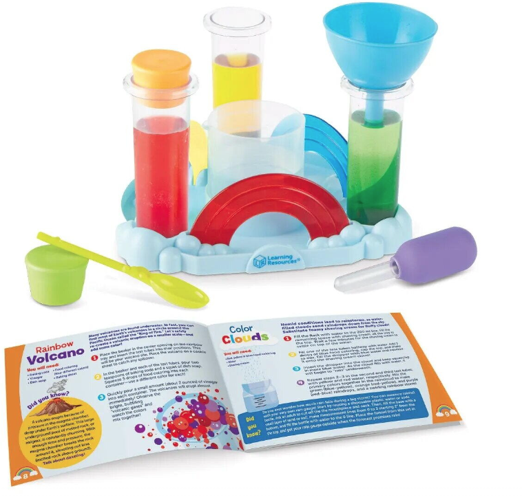 Joc educativ - Primul meu set de experimente - Curcubeul reactiilor | Learning Resources