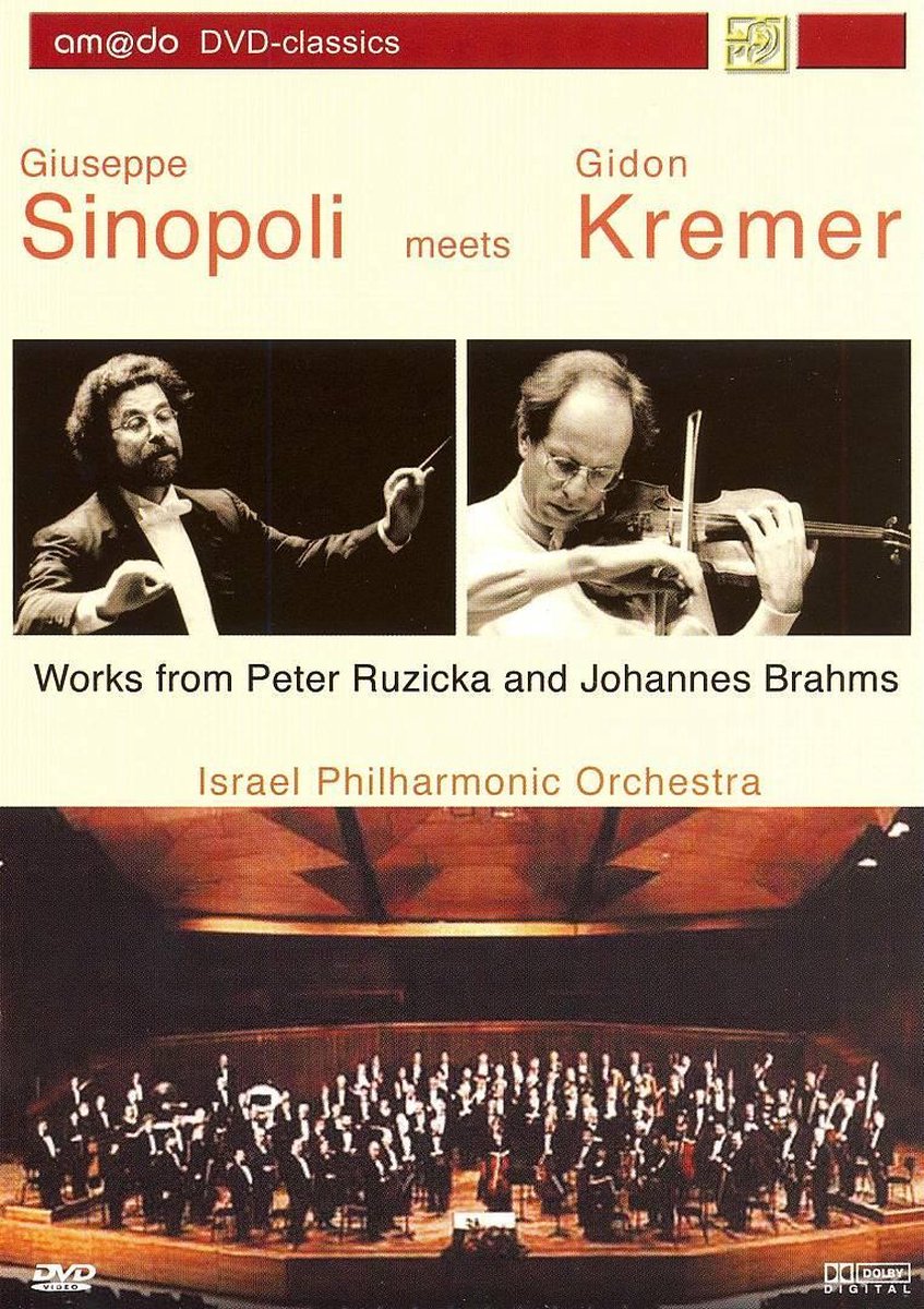 Giuseppe Sinopoli Meets Gidon Kremer DVD | Gidon Kremer, Johannes Brahms, Giuseppe Sinopoli