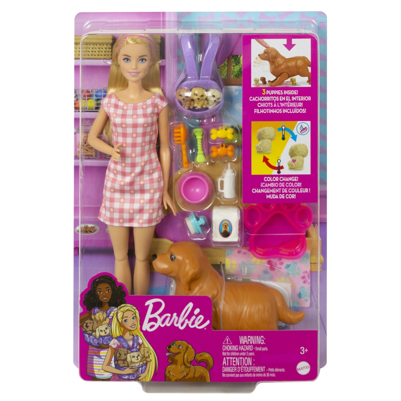 Set papusa Barbie si catelusi | Hasbro - 8 | YEO