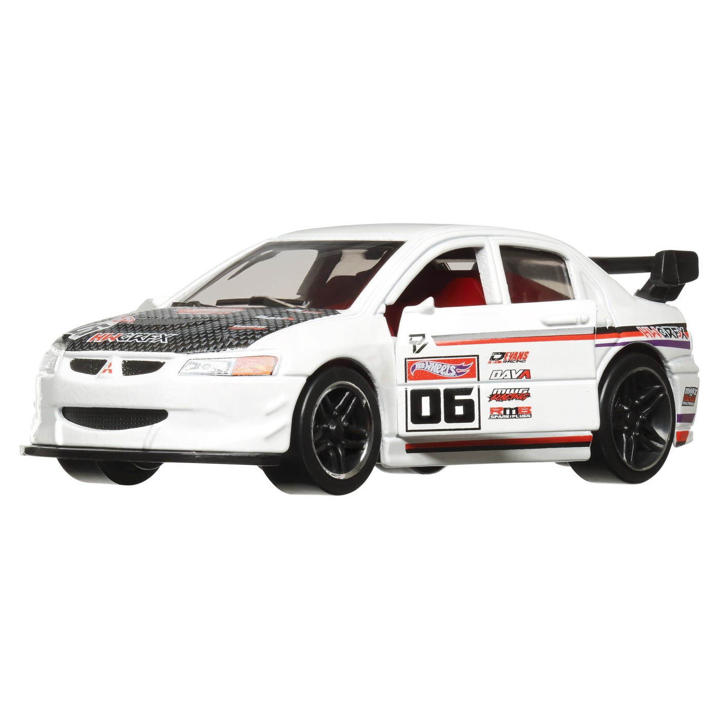 Masinuta - Hot Wheels Pull-Back Speeders - Lancer Evolution IX - HW Speed Graphics | Mattel