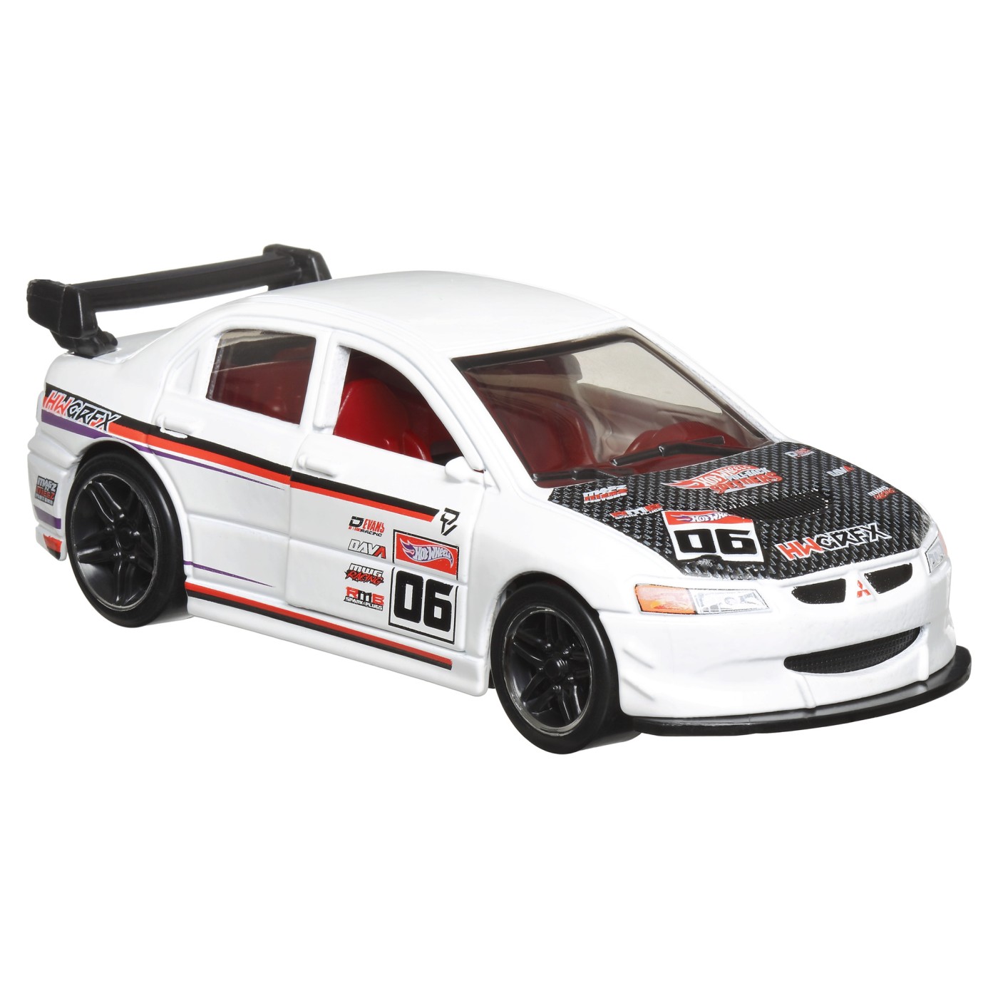 Masinuta - Hot Wheels Pull-Back Speeders - Lancer Evolution IX - HW Speed Graphics | Mattel - 4 | YEO