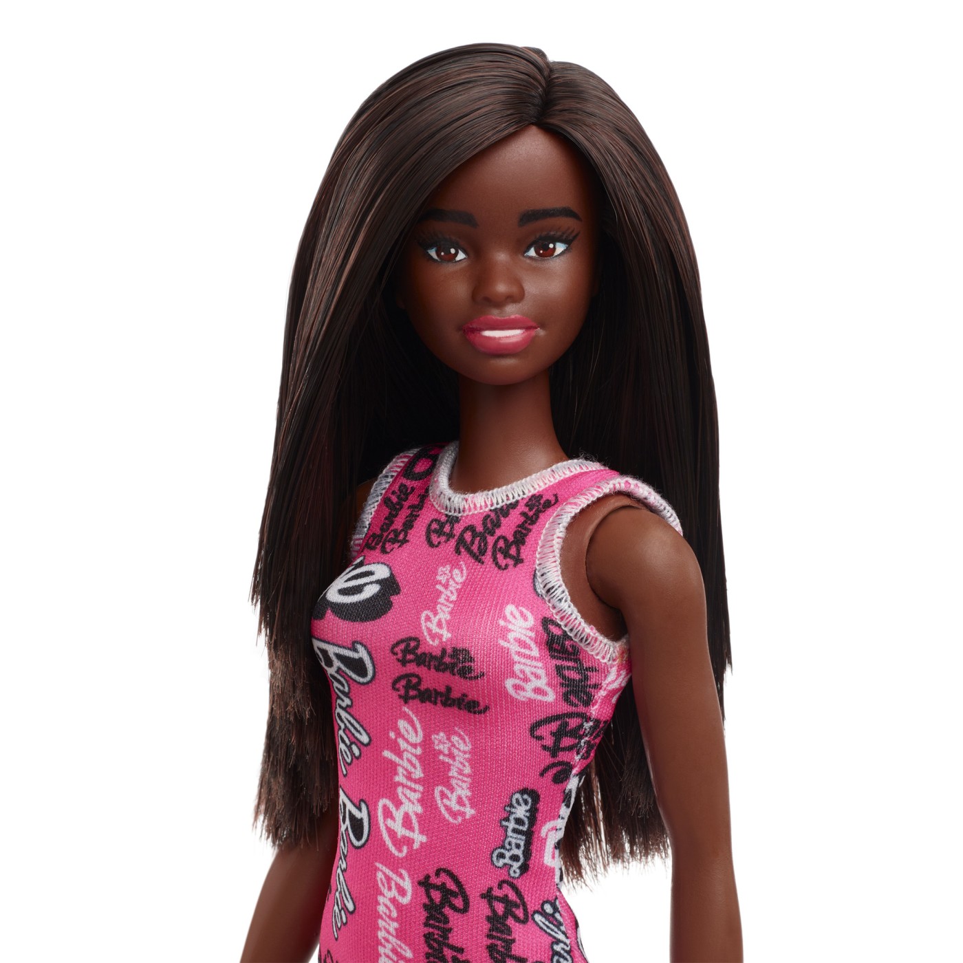 Papusa - Barbie - Bruneta cu rochita roz | Mattel - 4 | YEO