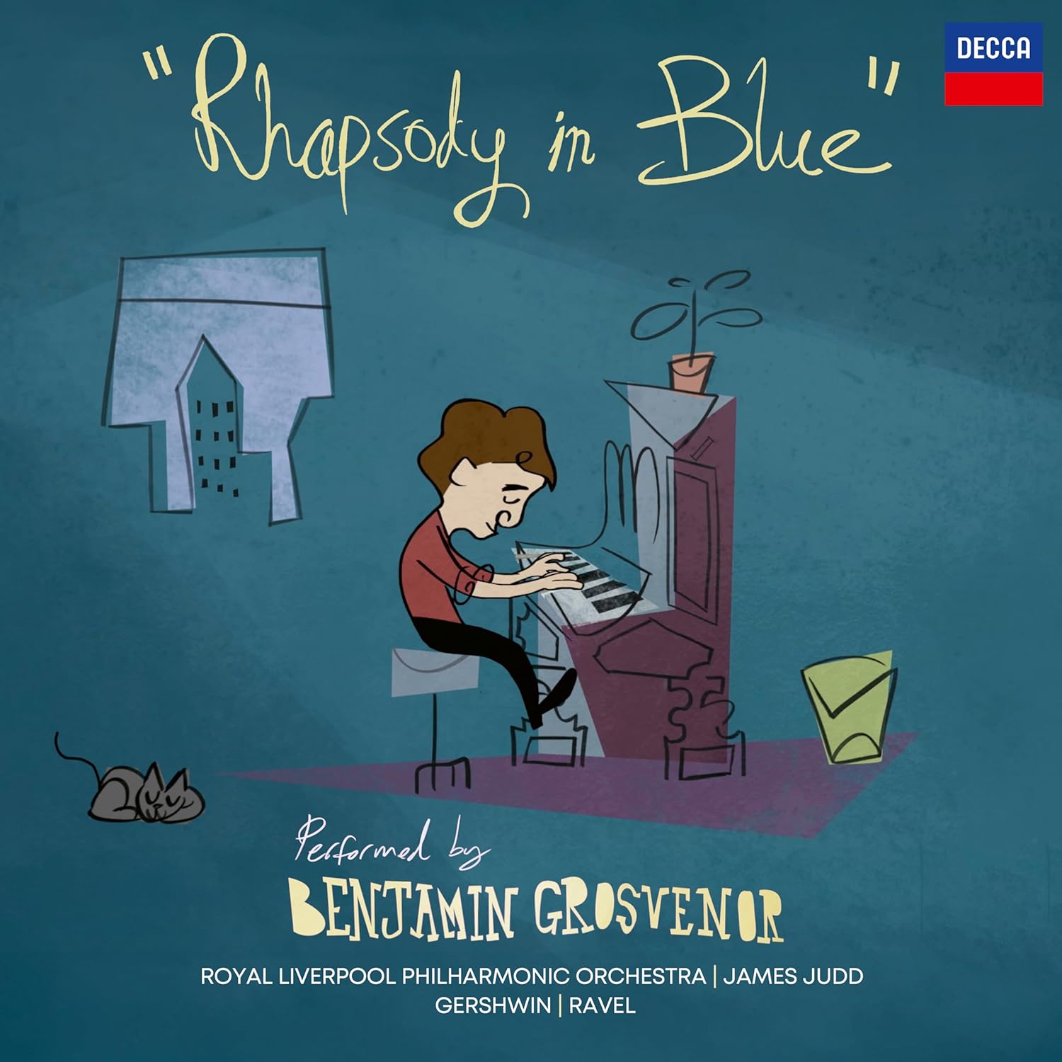 Rhapsody in Blue (Blue Vinyl) | Benjamin Grosvenor, Royal Liverpool Philharmonic, James Judd - 1 | YEO