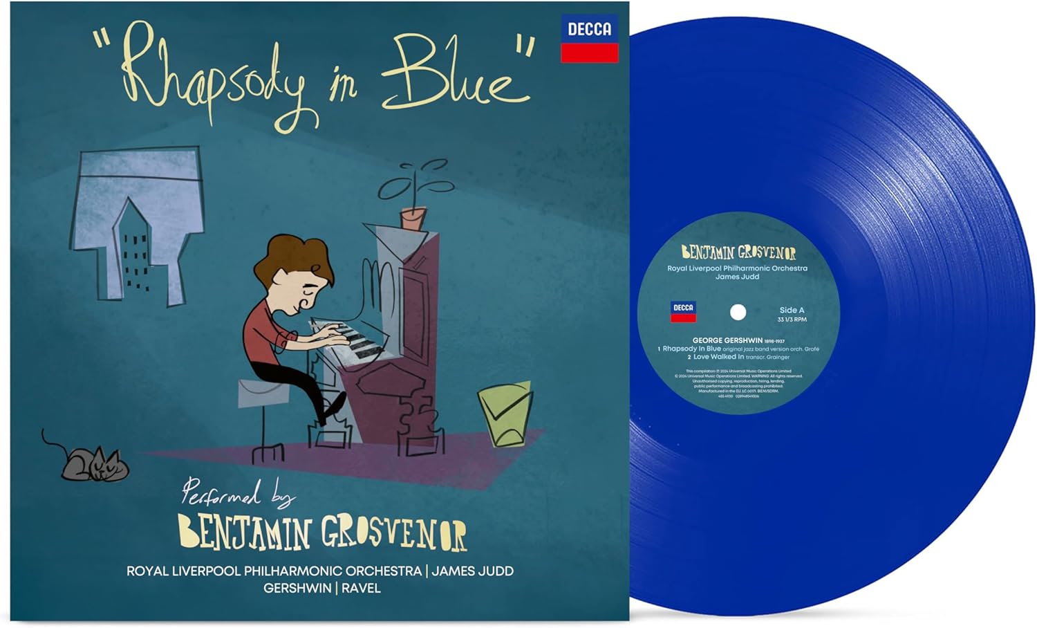 Rhapsody in Blue (Blue Vinyl) | Benjamin Grosvenor, Royal Liverpool Philharmonic, James Judd