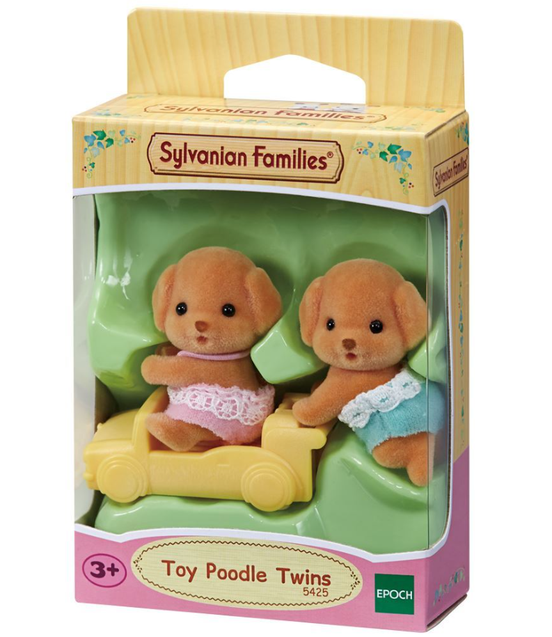 Set 2 figurine - Sylvanian Families - Gemeni Poodle | Epoch