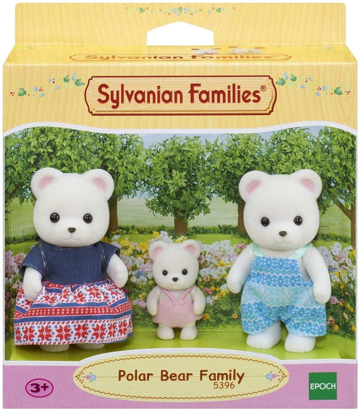 Set 3 figurine - Sylvanian Families - Familia ursuletilor polari | Epoch - 1 | YEO