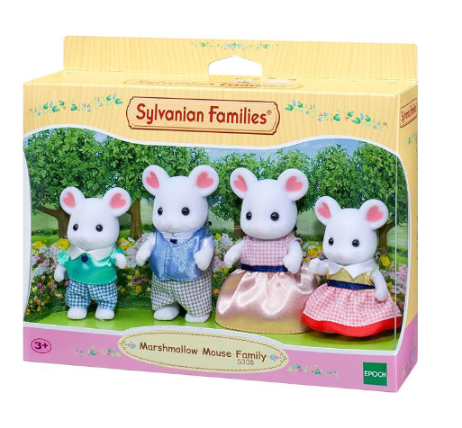 Set 4 figurine - Sylvanian Families - Familia soriceilor | Epoch - 2 | YEO