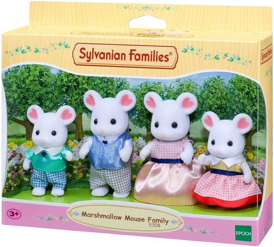 Set 4 figurine - Sylvanian Families - Familia soriceilor | Epoch - 2 | YEO