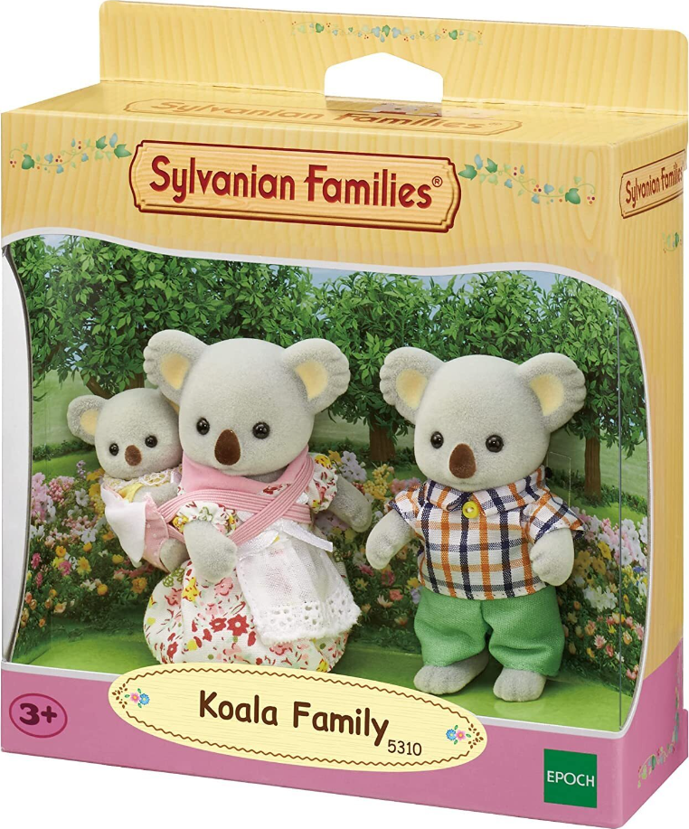 Set 3 figurine - Sylvanian Families - Familia ursuletilor koala | Epoch - 2 | YEO