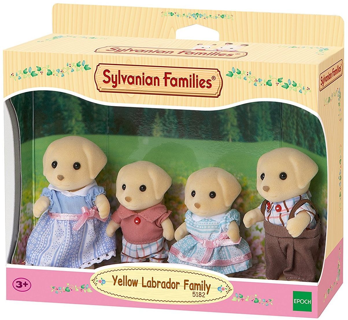 Set 2 figurine - Sylvanian Families - Familia labradorilor | Epoch - 1 | YEO