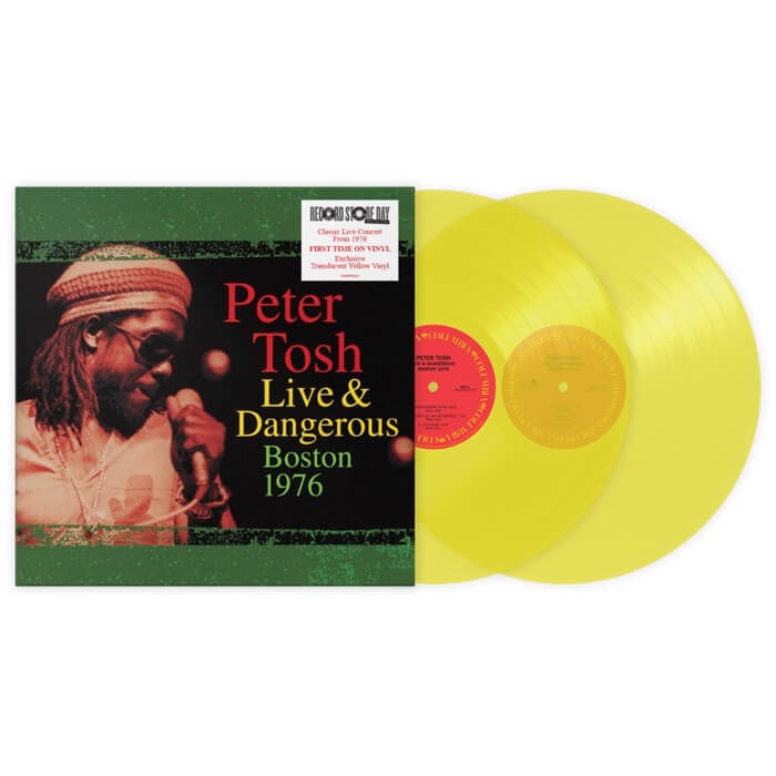 Live & Dangerous: Boston 1976 (Translucent Yellow Vinyl, Record Store Day) | Peter Tosh