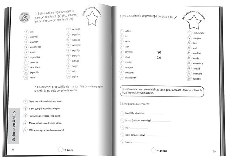 Scriere corecta - Caiet pentru exersare intensiva - Grupuri de litere, clasele I si a II-a | - 1 | YEO