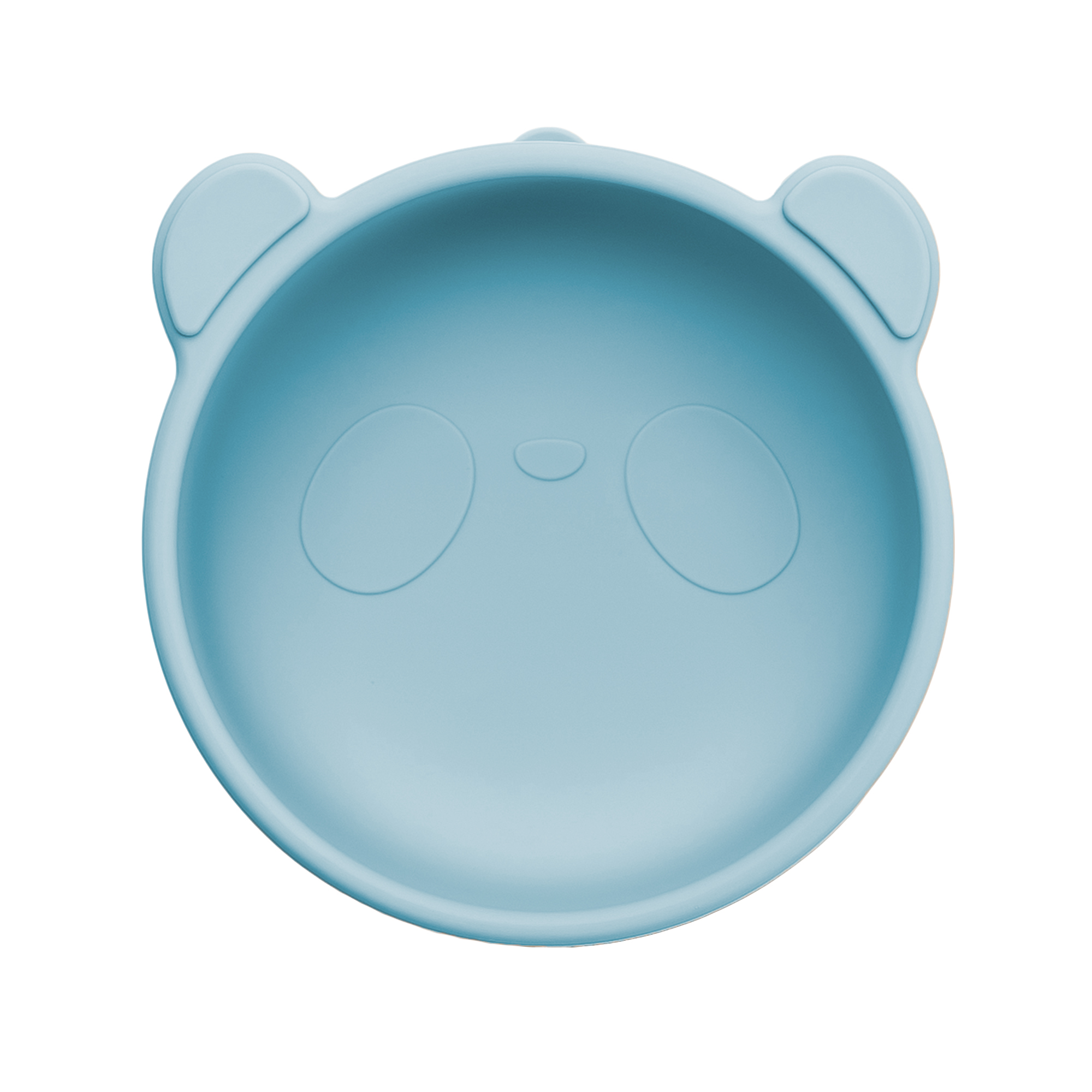 Bol din silicon cu ventuza - The Little Bear - Aqua Blue