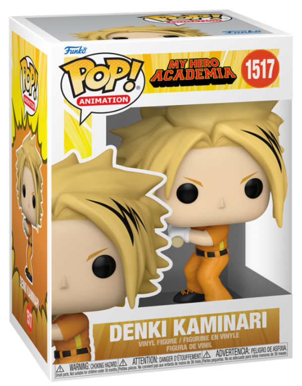 Figurine Funko POP Animation - My Hero Academia - Denki Kaminari (Hero League Baseball) | Funko - 2 | YEO