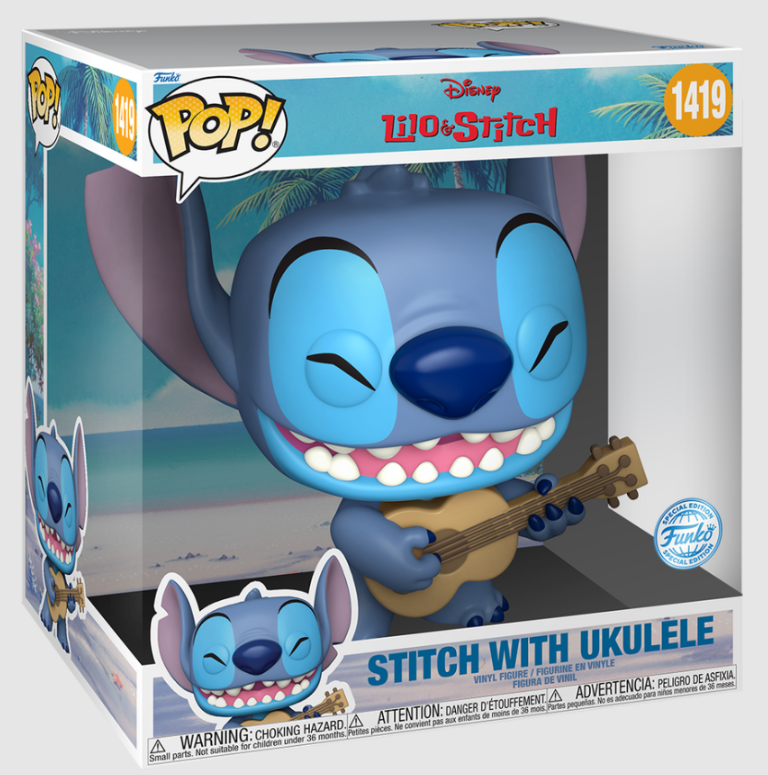 Figurina Funko POP Jumbo - Stitch with Ukelele | Funko - 1 | YEO