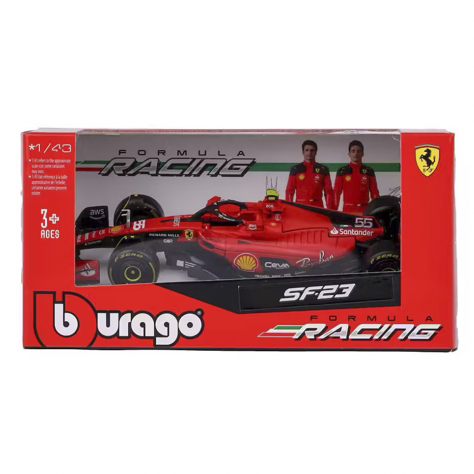 Masinuta - F1 Ferrari SF23 - Carlos Sainz | Bburago - 1