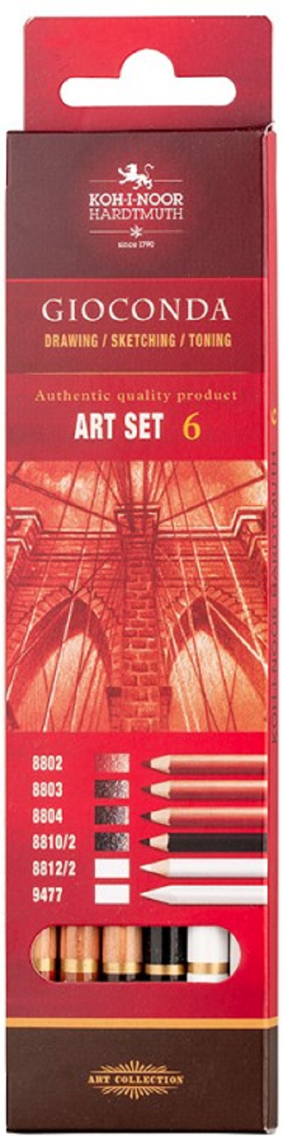 Set 6 creioane - Gioconda | Koh-I-Noor - 1 | YEO