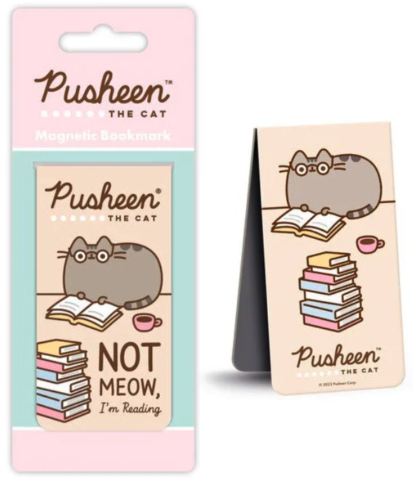 Semn de carte magnetic - Pusheen (Not Meow, I\'m Reading) | Pyramid International