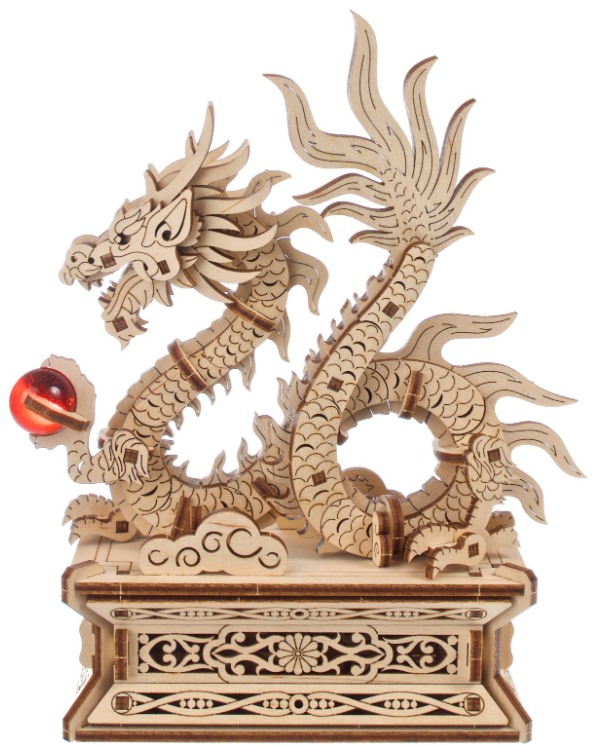Puzzle 3D - Wooden Dragon | Ugears