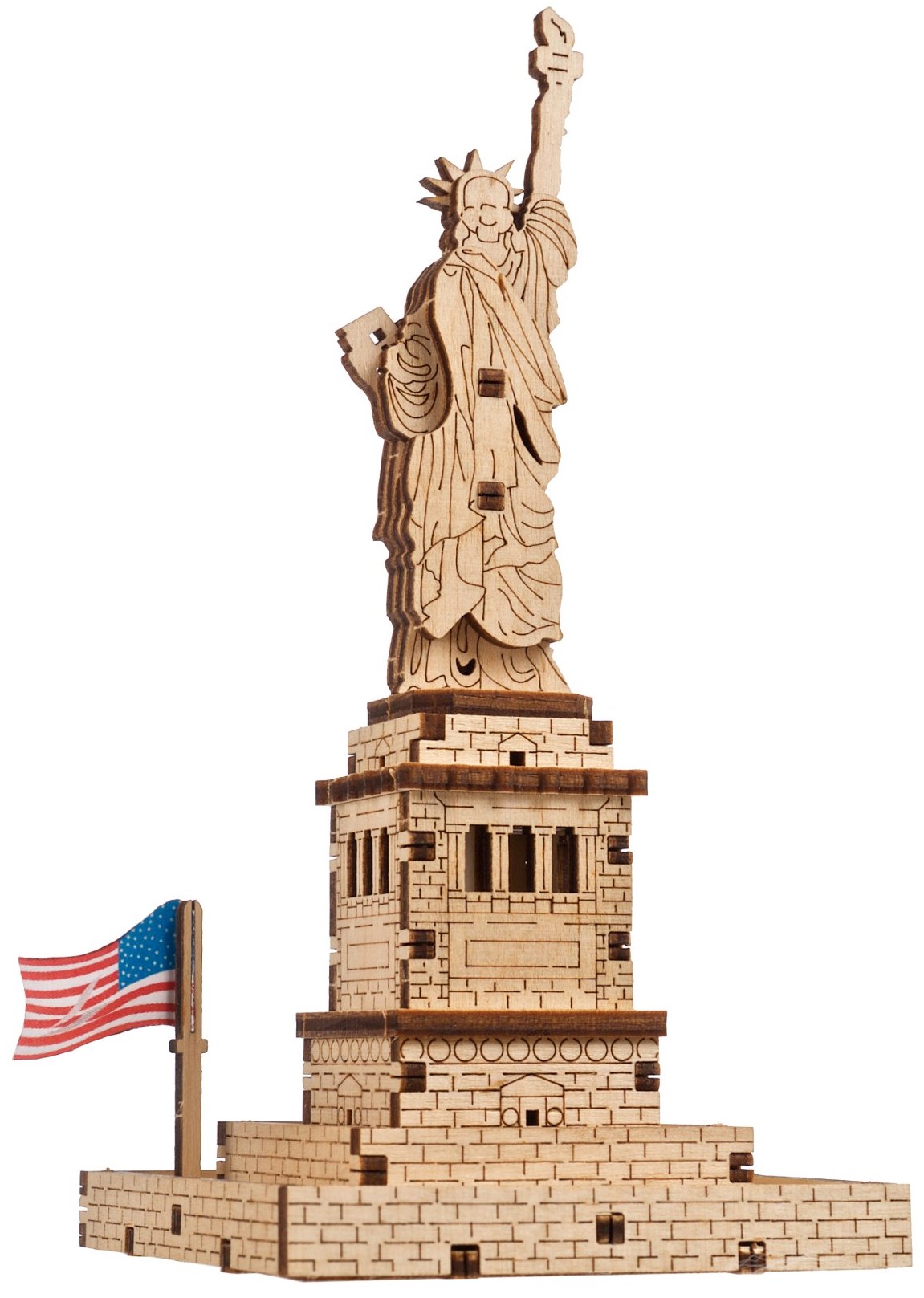 Puzzle 3D - Statue of Liberty | Ugears - 1
