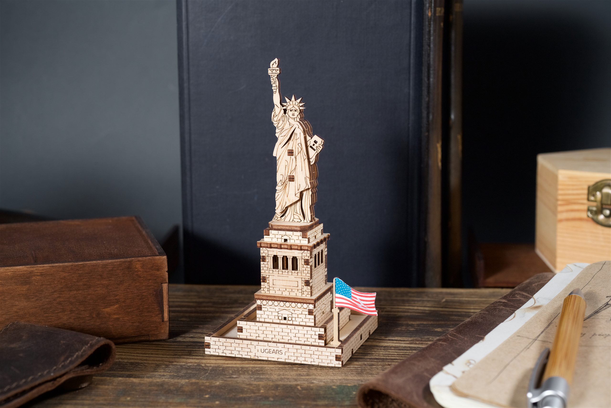 Puzzle 3D - Statue of Liberty | Ugears - 2