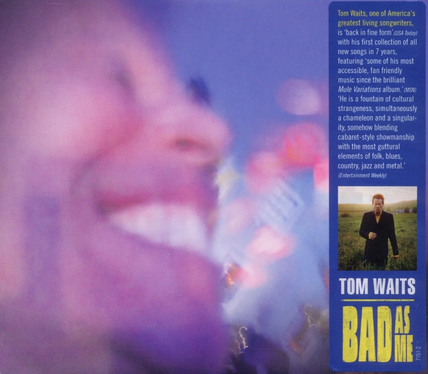 Bad As Me | Tom Waits - 1 | YEO