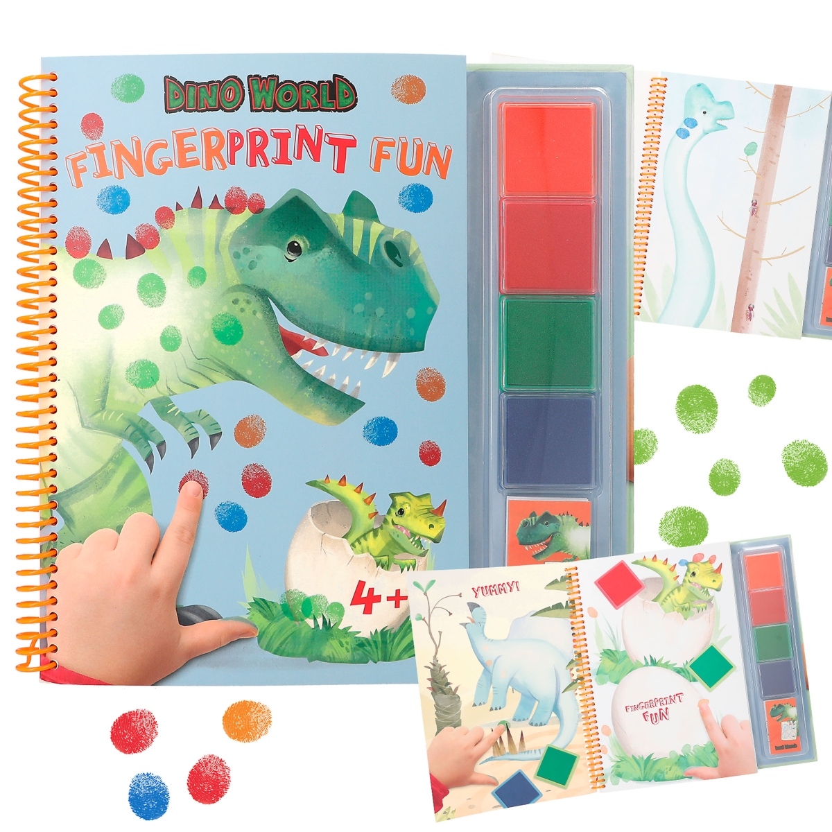 Set creativ - Fingerprint Fun - Dino World | Depesche