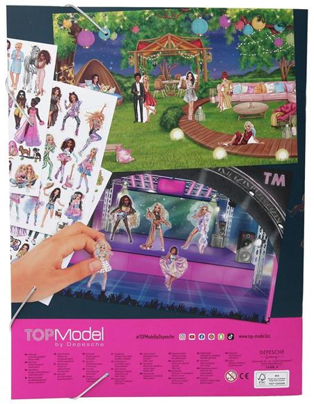 Set creativ - Sticker Book - TOPModel Stickerworld | Depesche - 1 | YEO