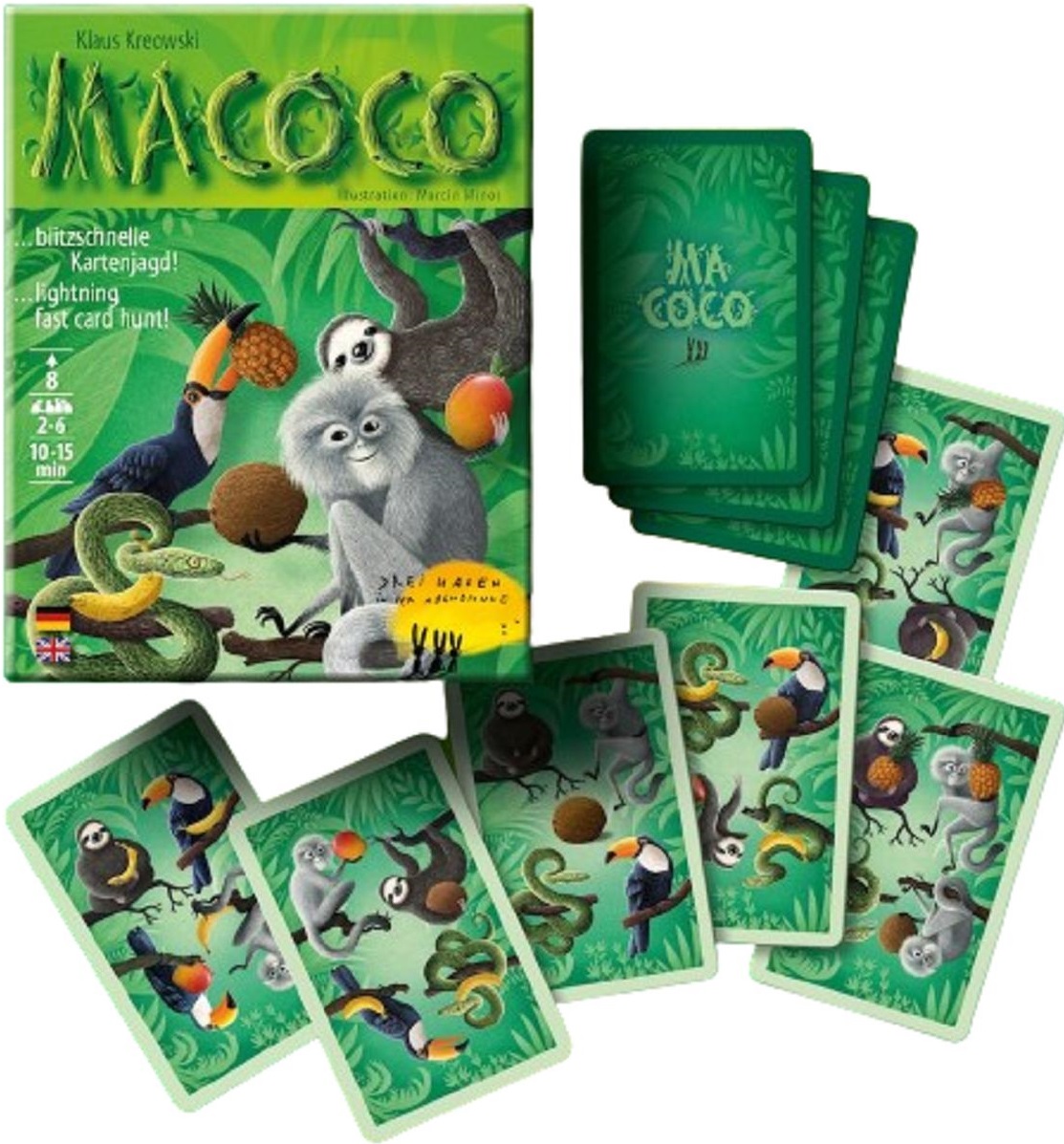 Joc de carti - Macoco - Cu animale si fructe exotice | Majook