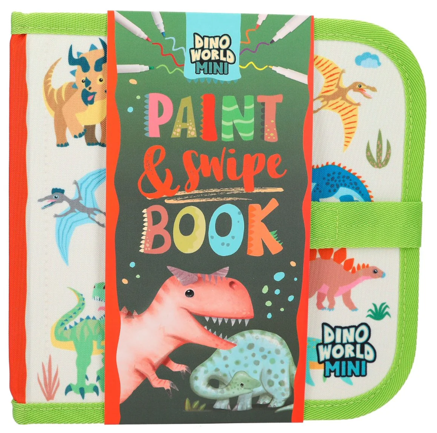 Set creativ - Paint & Swipe Book - Dino World | Depesche - 4 | YEO