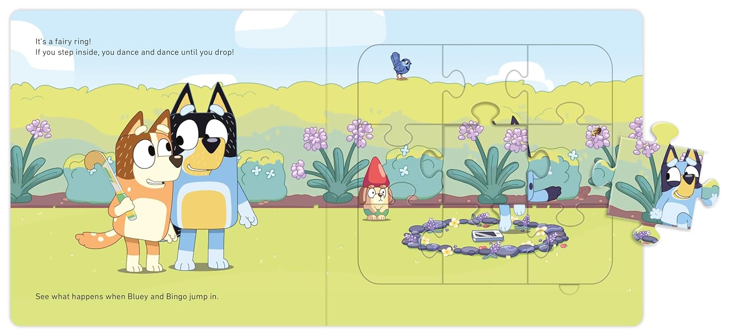 Bluey: A Jigsaw Puzzle Book