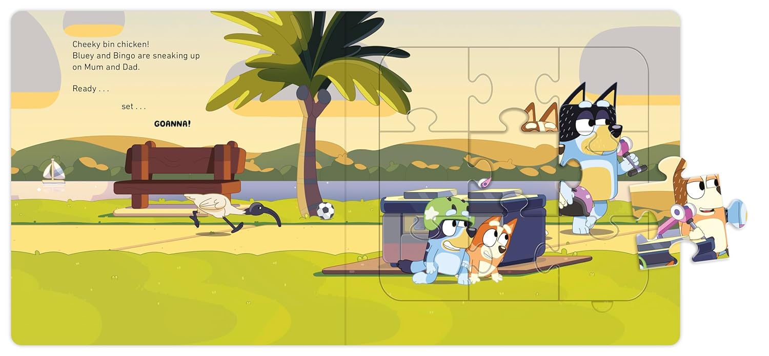 Bluey: A Jigsaw Puzzle Book | Bluey - 2 | YEO