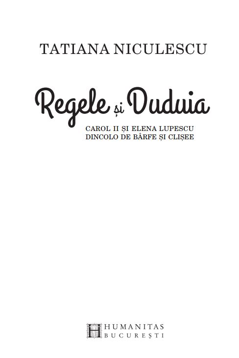 Regele si Duduia | Tatiana Niculescu