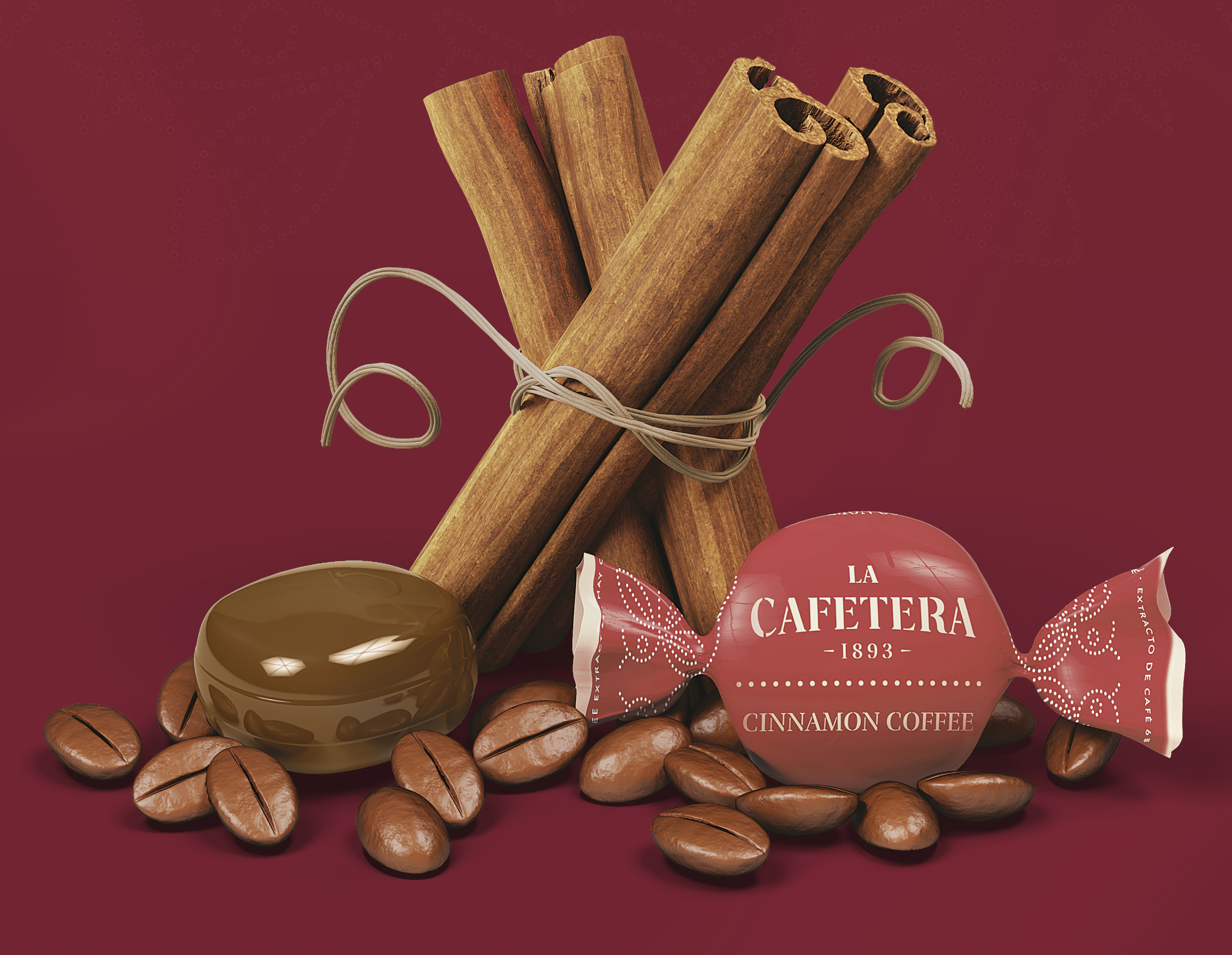 Bomboane - Cinnamon Coffee | La Cafetera - 1 | YEO