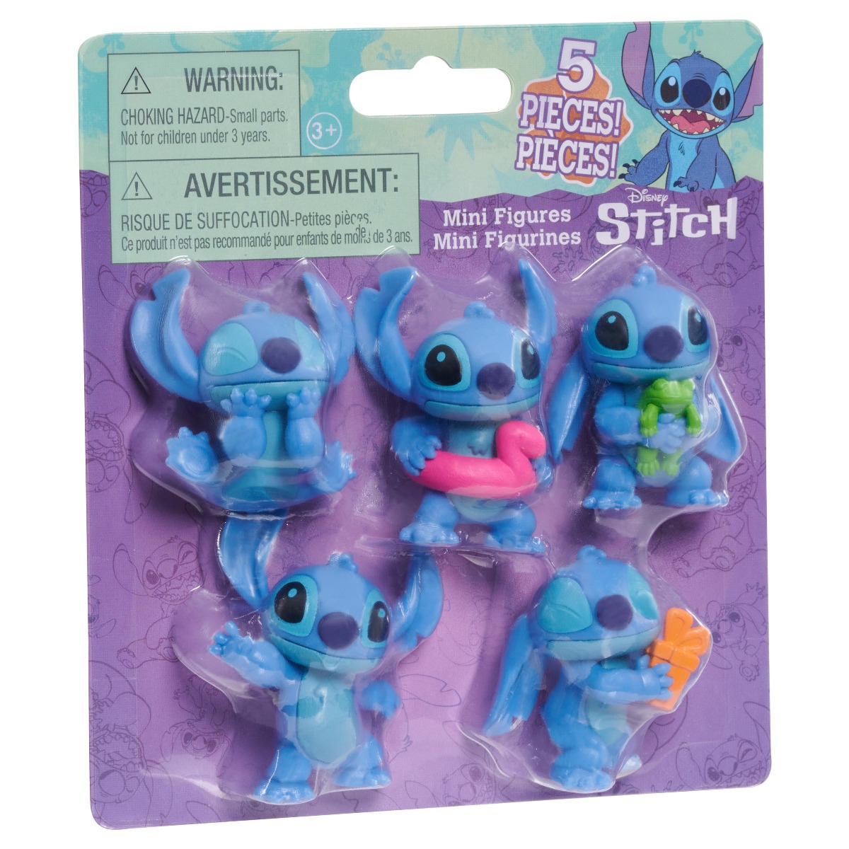 Set 5 figurine mini - Disney Stitch | Just Play - 8 | YEO