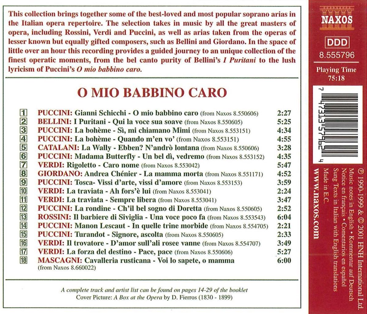 O Mio Babbino Caro - Famous Soprano Arias from Italian Opera | Various Composers