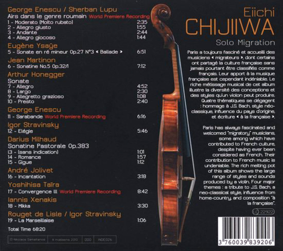 Solo Migration | Various Composers, Eiichi Chijliwa